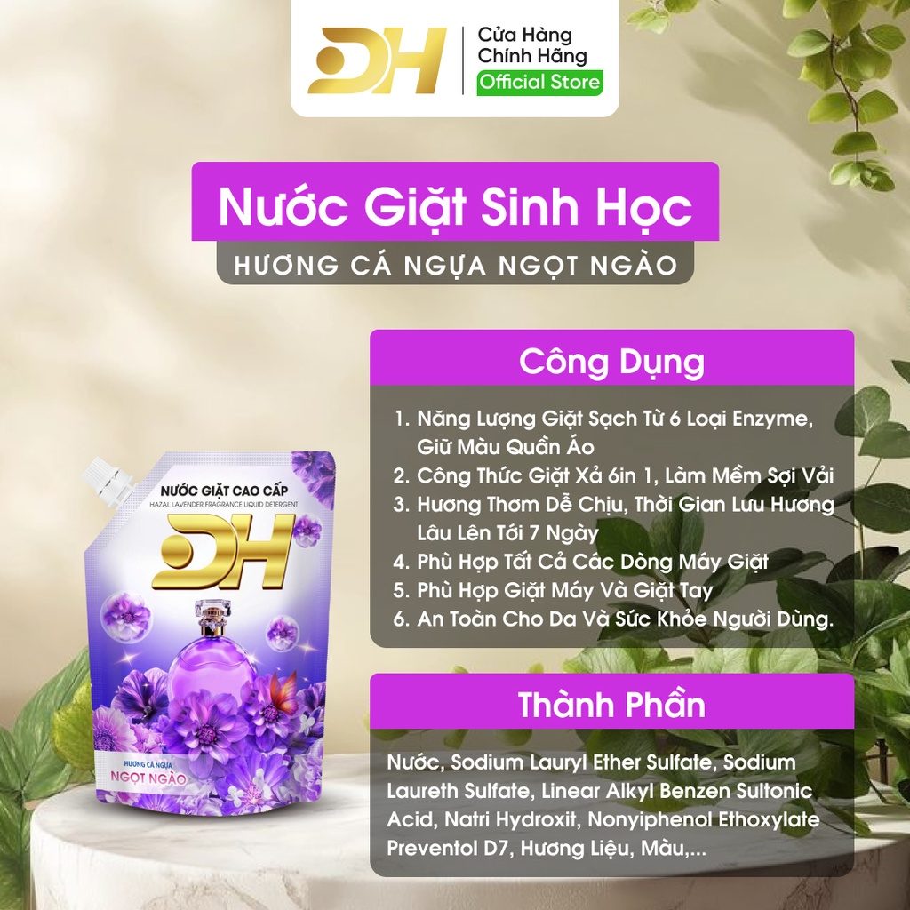 Nước Giặt DH Green Life – Cá ngựa ngọt ngào (bản sao)
