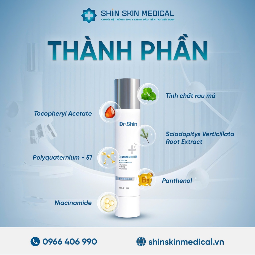Detox Skin CO2 - Thải Độc Da 5 Trong 1 Dr.Shin (120ml)