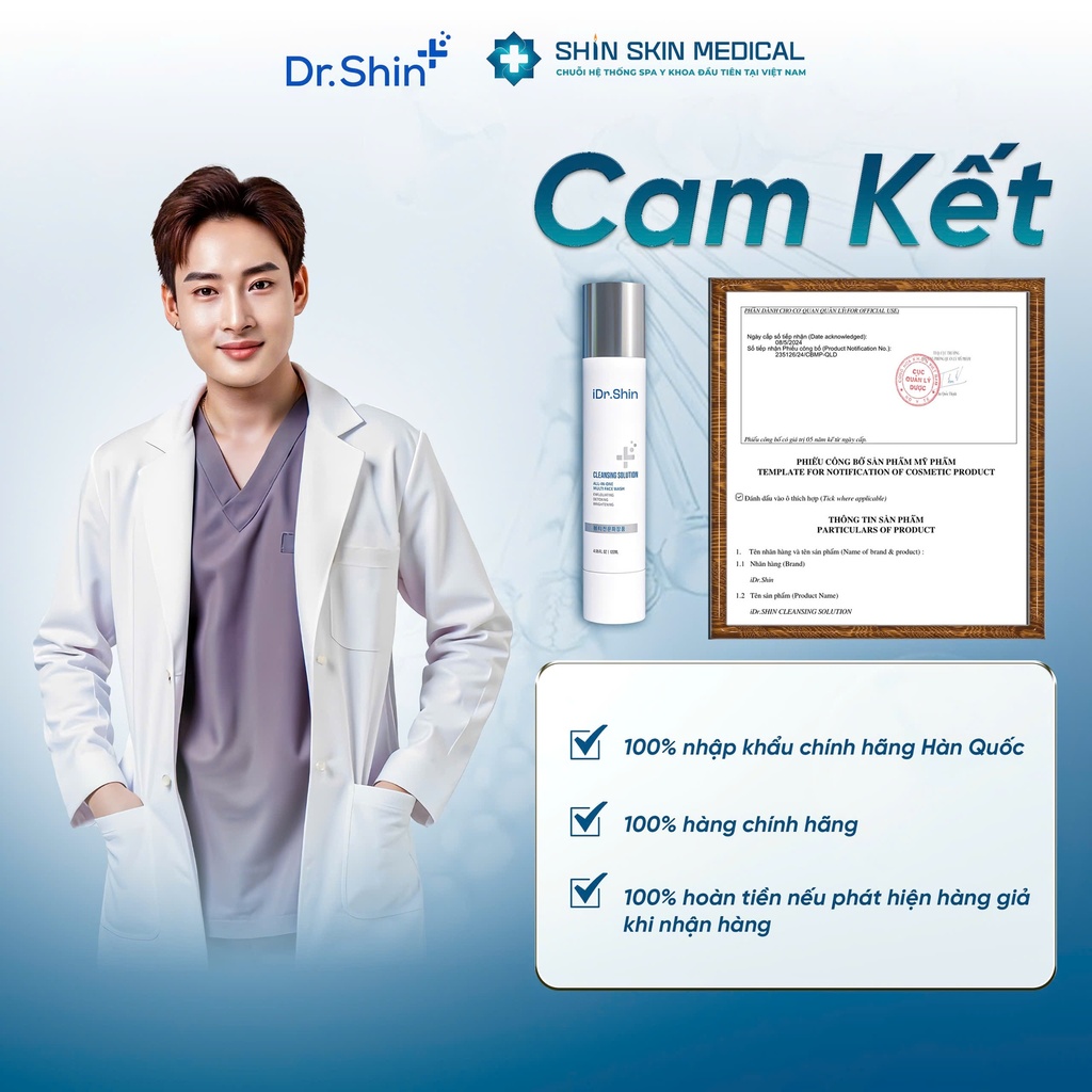 Detox Skin CO2 - Thải Độc Da 5 Trong 1 Dr.Shin (120ml)