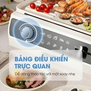 Nồi lẩu nướng 2in1 KALITE KLG555, CS 2200W, chống dính ceramic