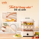 Nồi hấp UNIE UE560 dung tích 18L, 3 tầng hấp tiện lợi