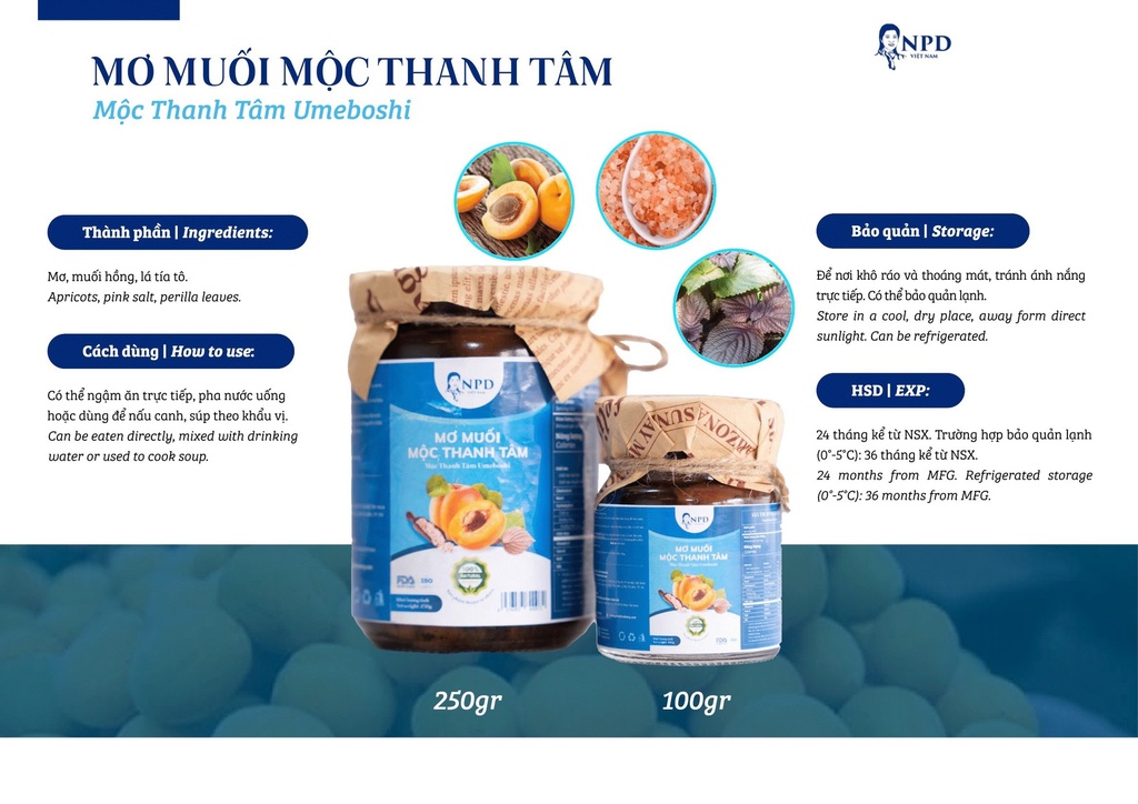 Mơ muối Mộc Thanh Tâm