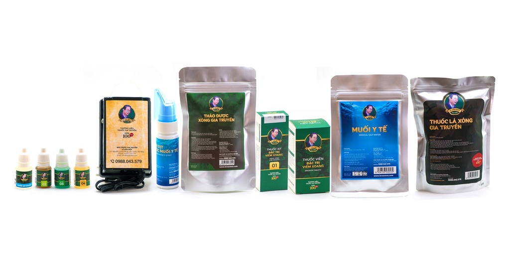 LIỆU TRÌNH ĐIỀU TRỊ VIÊM ĐA XOANG, VIÊM XOANG BƯỚM, XOANG SÀNG, XOANG TRÁN, XOANG HÀM