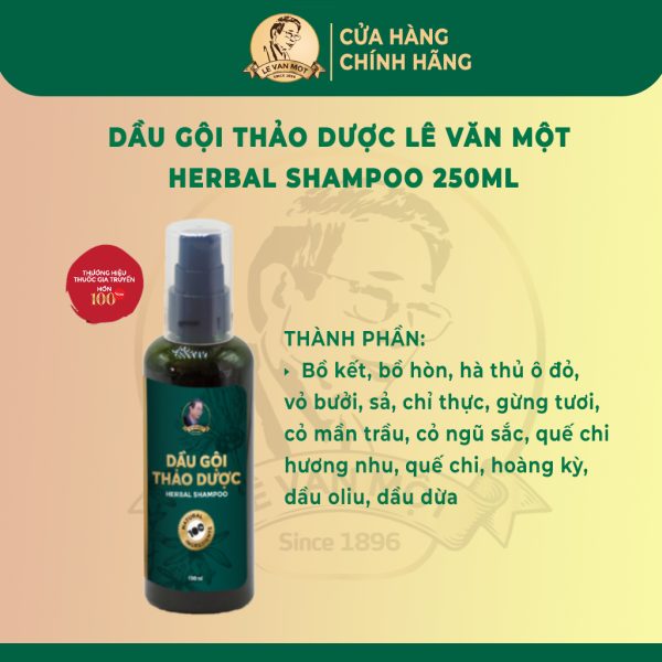 Dầu gội thảo dược Lê Văn Một