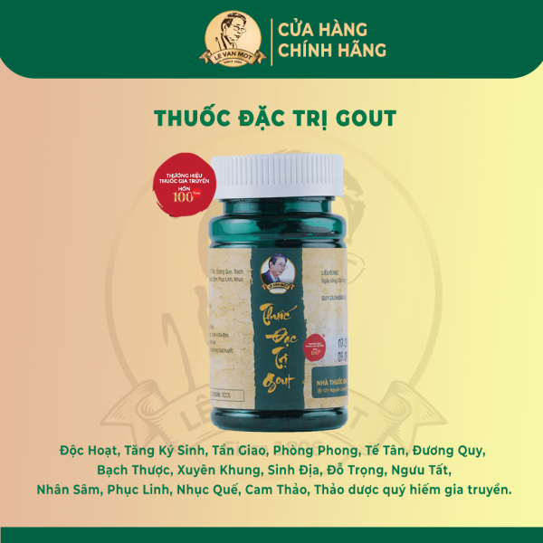 Thuốc đặc trị gout
