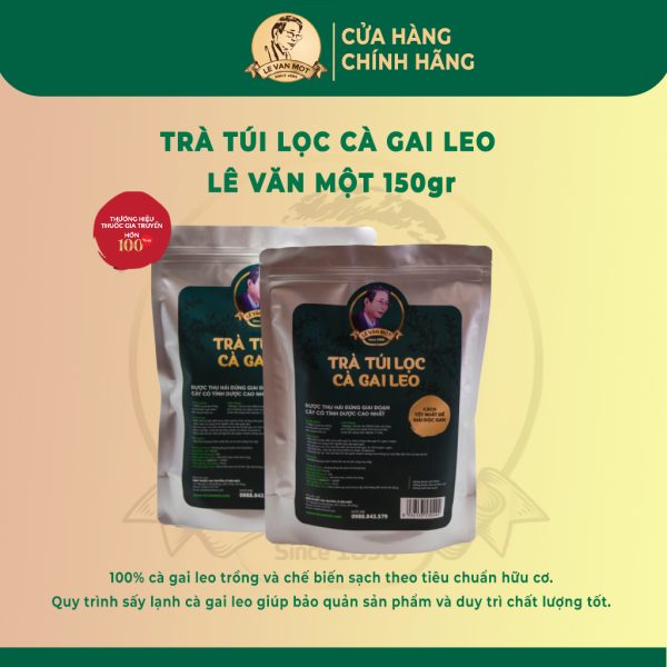 Trà túi lọc Cà gai leo Lê Văn Một 150g