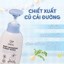 Sữa tắm gội toàn thân Baby Shampoo &Body Wash Củ Cải Đường Bonglab 270ml