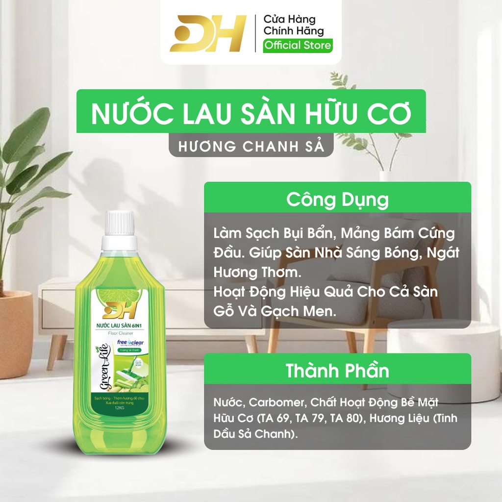 Nước Lau Sàn DH Green Life (Organic)