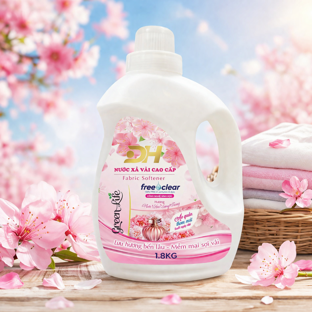 Nước Xả Vải Cao Cấp DH Green Life – Nước Hoa Sang Trọng
