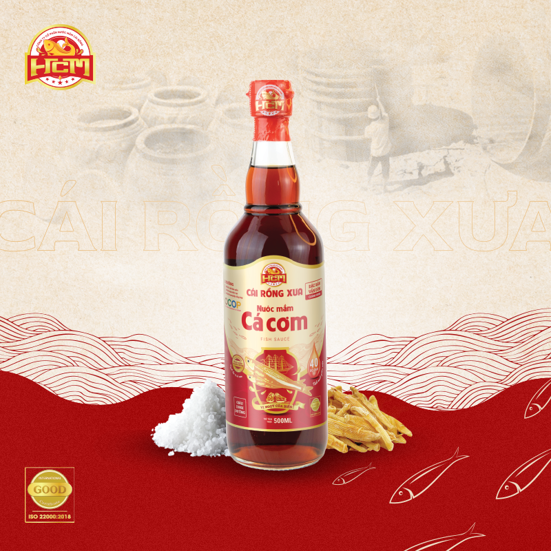 Nước mắm cá cơm – Cái Rồng Xưa – 40 độ đạm