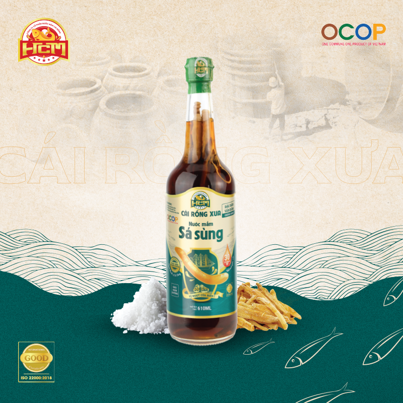 Nước mắm sá sùng – Cái Rồng Xưa – 30 độ đạm
