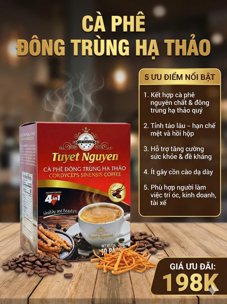 Cafe Đông Trùng Hạ Thảo