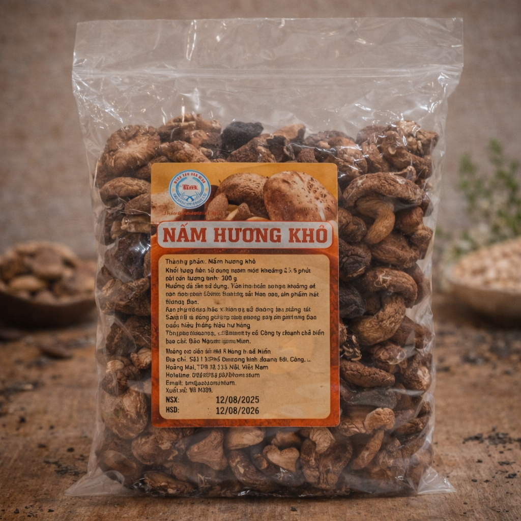 Nấm hương khô 300g
