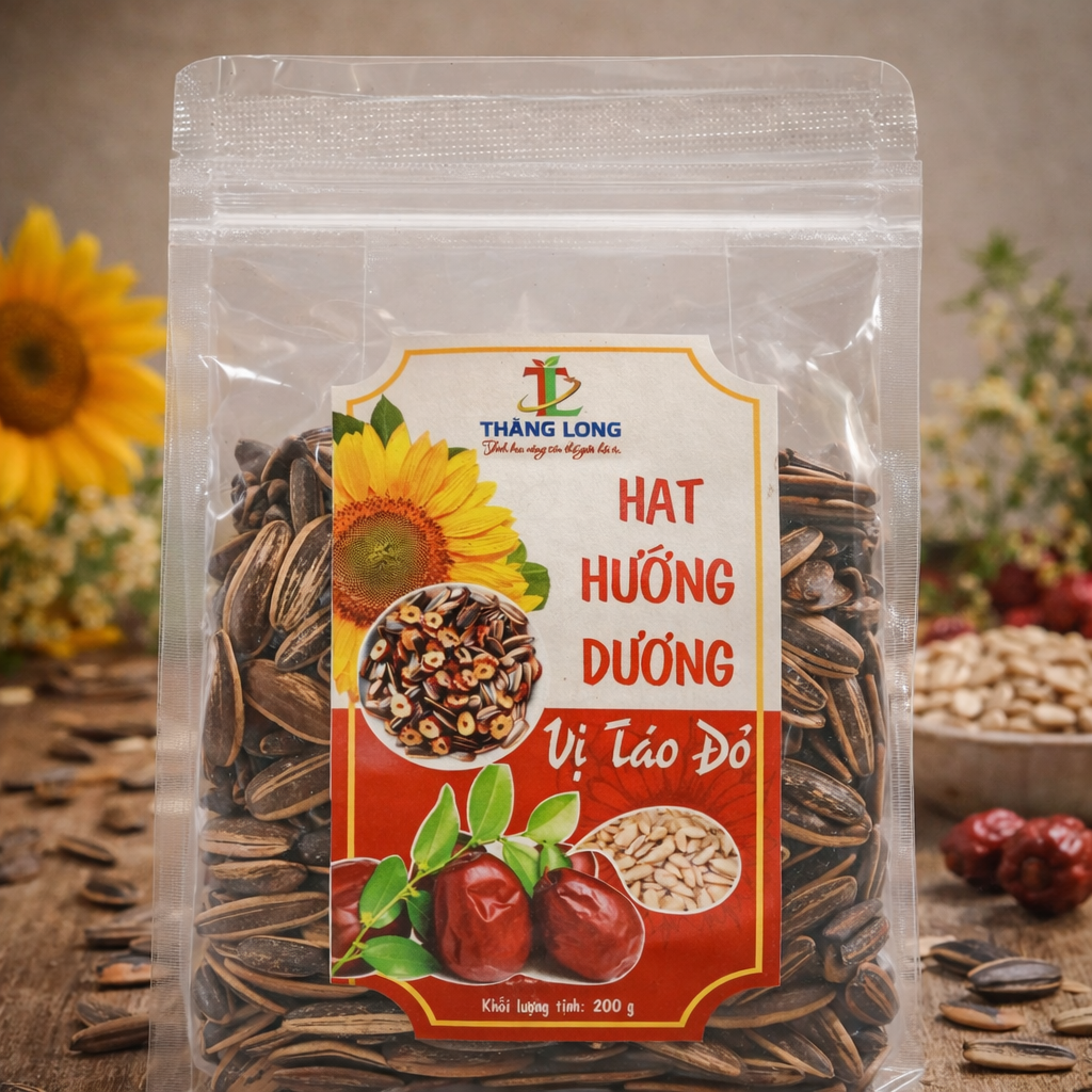 Hạt hướng dương vị táo đỏ 200g