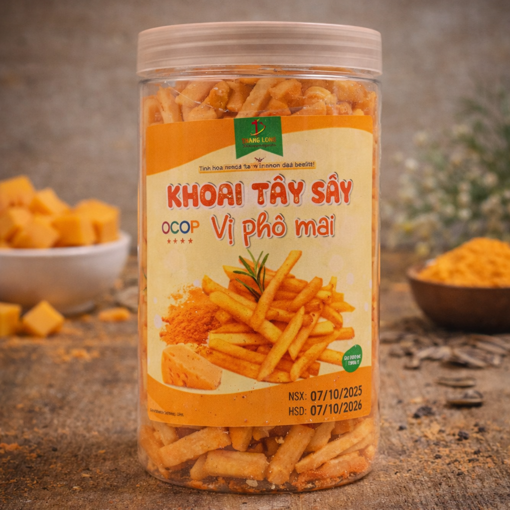 Khoai tây sấy vị phomai 250g