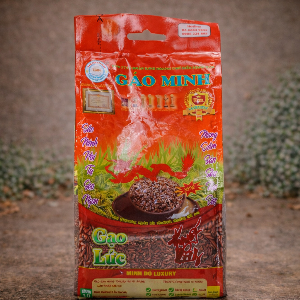 Gạo Lứt huyết rồng 1kg (Luxury)