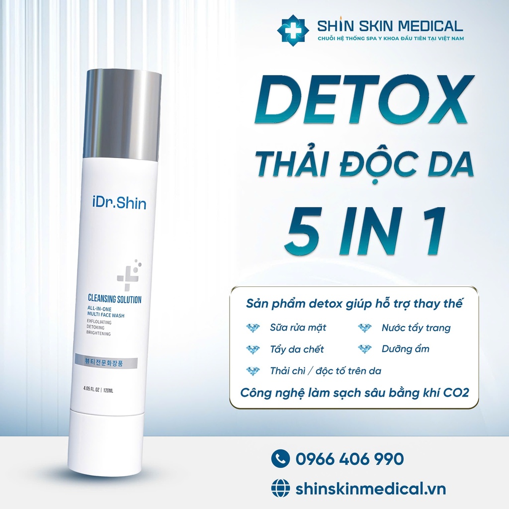 Detox Skin CO2 - Thải Độc Da 5 Trong 1 Dr.Shin (120ml)