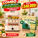 COMBO Nồi hấp UNIE UE560 - Tinh Bột Kháng