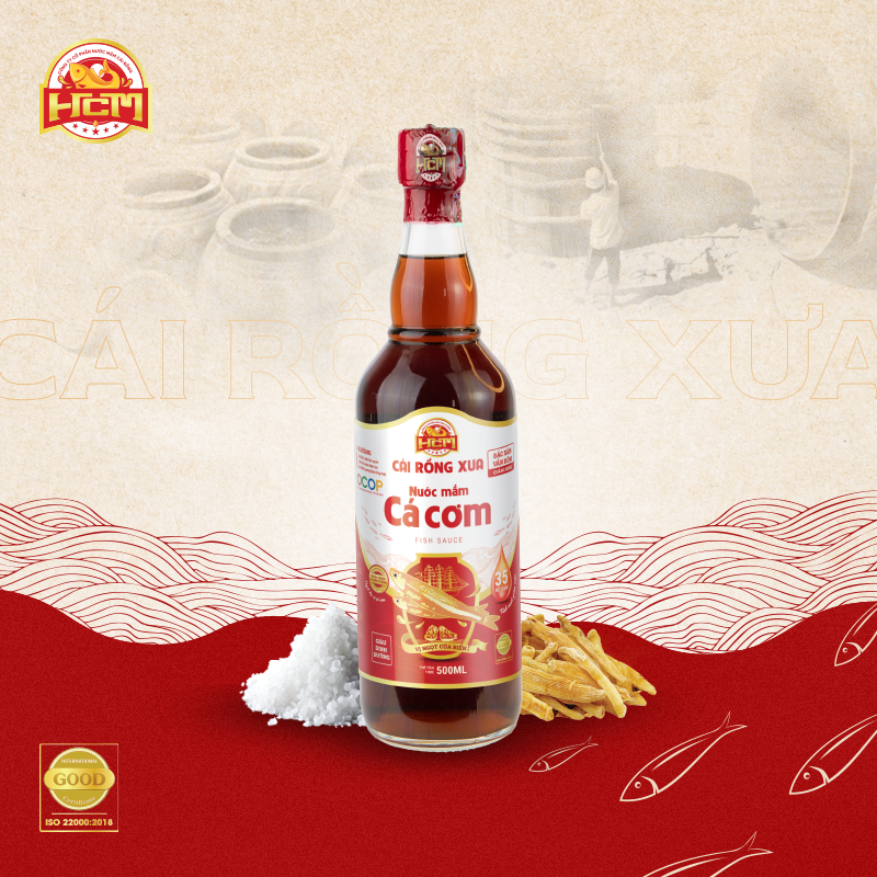 Nước mắm cá cơm – Cái Rồng Xưa – 35 độ đạm