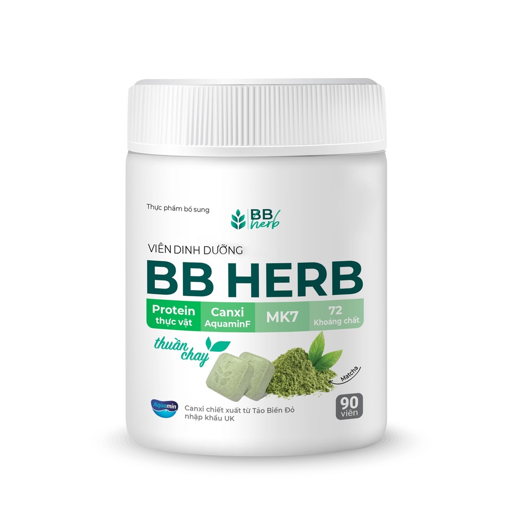 Viên dinh dưỡng BB HERB vị Matcha
