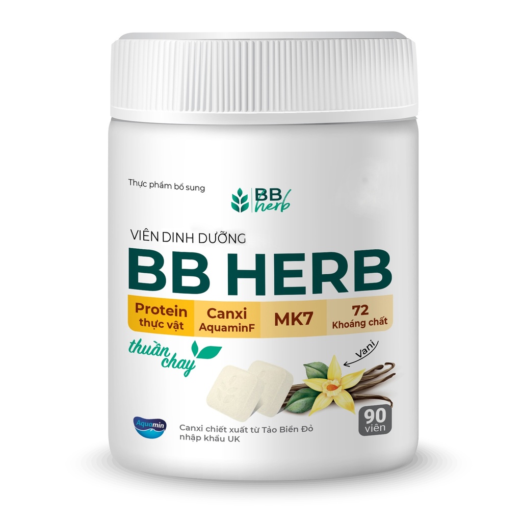 Viên dinh dưỡng BB HERB vị Vani