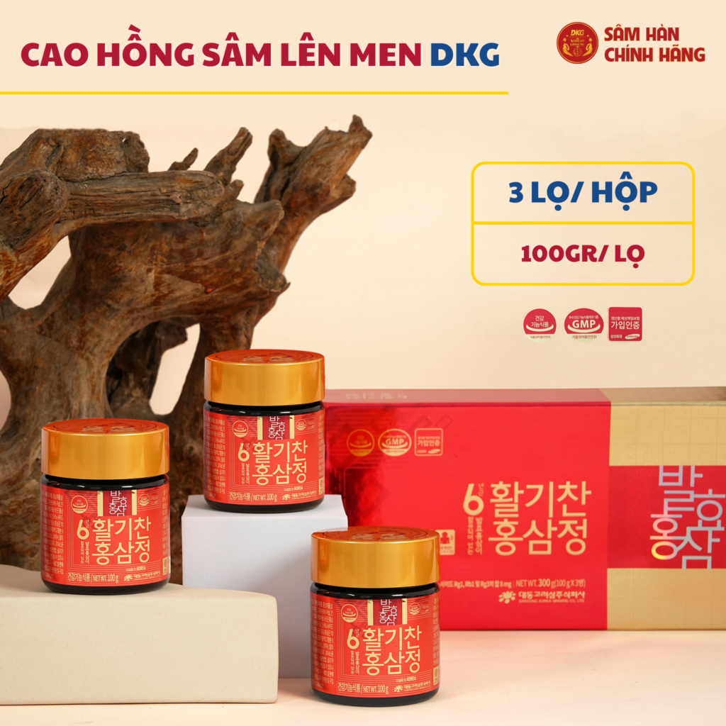 Cao Hồng Sâm lên men ( 100g x 3 lọ ) -Daedong