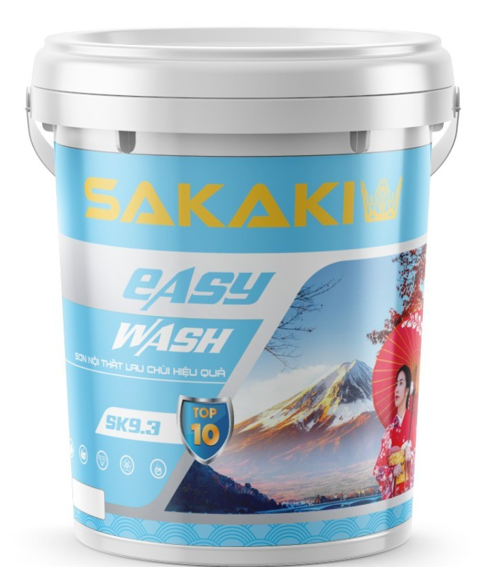 SAKAKI EASY WASH Sơn nội thất lau chùi hiệu quả SK9.3