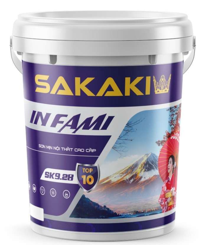 SAKAKI INFAMI Sơn mịn nội thất cao cấp SK9.28