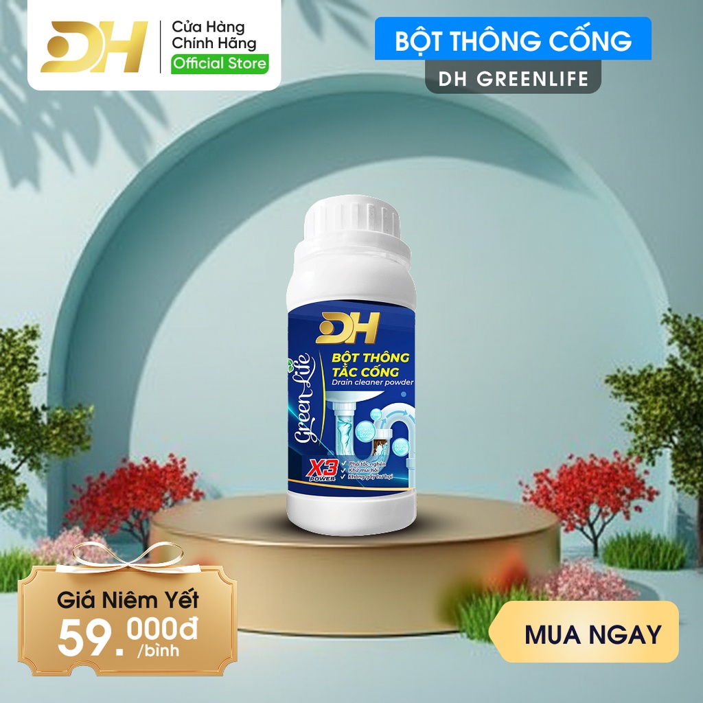 Bột Thông Tắc Cống Dh Green Life – X3 Power