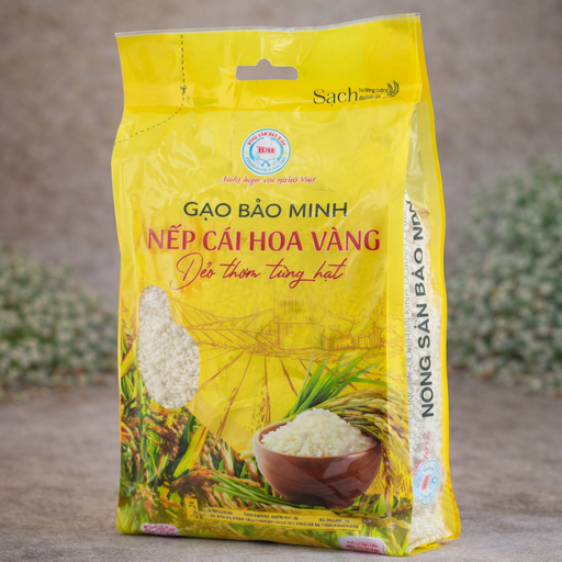 [GLTT2(S00706] Gạo Nếp cái hoa vàng 1 Kg (BM)