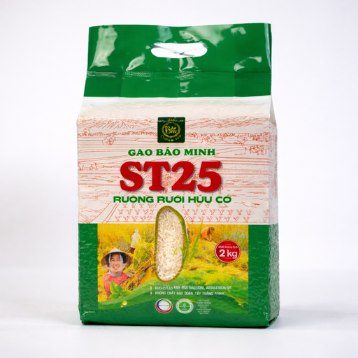 [GS3-LRR(S00712] Gạo ST25 Rươi Hữu cơ - 2 kg (QUEEN RICE)