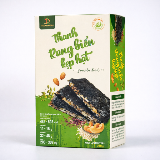 [TNCMHDTH2(S00718] Thanh rong biển kẹp hạt hộp 210g