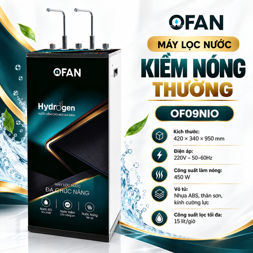 [MLNKNTO00790] MÁY LỌC NƯỚC KIỀM NÓNG THƯỜNG OF09NIO