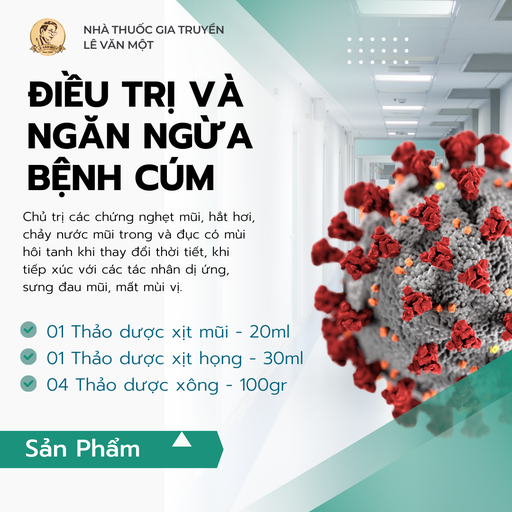 [LTĐTVNNBC00229] LIỆU TRÌNH ĐIỀU TRỊ VÀ NGĂN NGỪA BỆNH CÚM