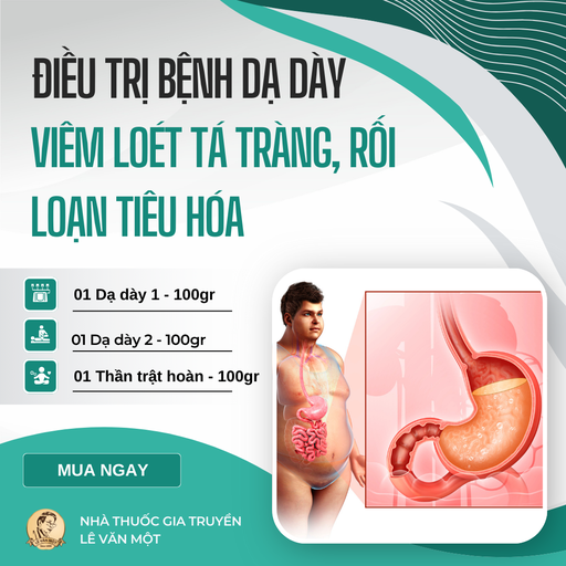 [LTĐTBDDVLTTRLTH00230] LIỆU TRÌNH ĐIỀU TRỊ BỆNH DẠ DÀY, VIÊM LOÉT TÁ TRÀNG, RỐI LOẠN TIÊU HÓA