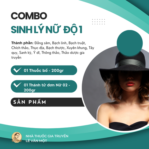 [CSLNĐ100233] COMBO SINH LÝ NỮ ĐỘ 1
