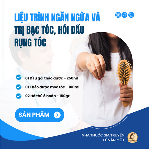 [LTNNVTBTHĐRT00239] LIỆU TRÌNH NGĂN NGỪA VÀ TRỊ BẠC TÓC, HÓI ĐẦU, RỤNG TÓC