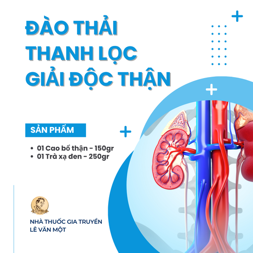 [LTĐTTLGĐT00245] LIỆU TRÌNH ĐÀO THẢI, THANH LỌC, GIẢI ĐỘC THẬN