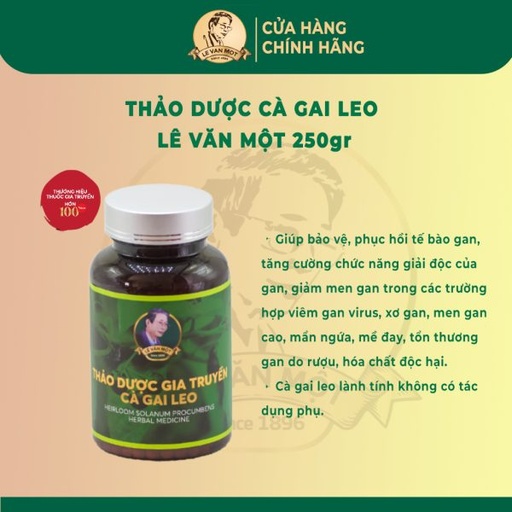[TDCGLLVM200271] Thảo dược Cà gai leo Lê Văn Một 250gr
