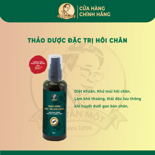 [TDĐTHC00272] Thảo dược đặc trị hôi chân