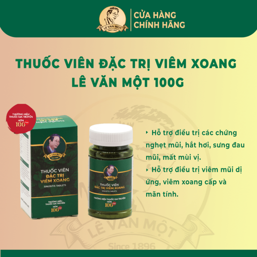 [TVTVX00284] Thuốc viên trị viêm xoang