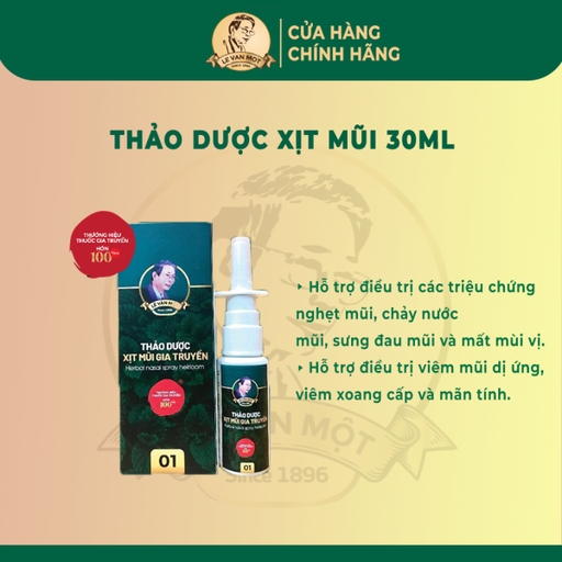 [TDXM00296] Thảo dược xịt mũi