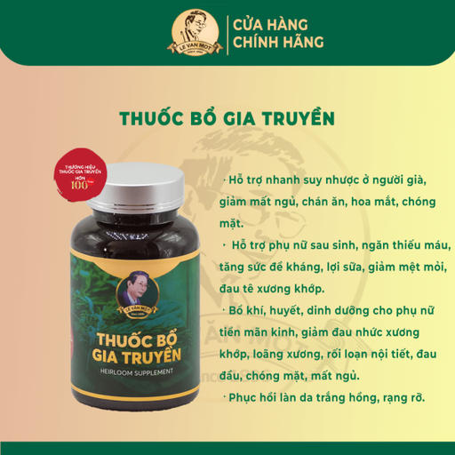 [TBGT00298] Thuốc bổ gia truyền