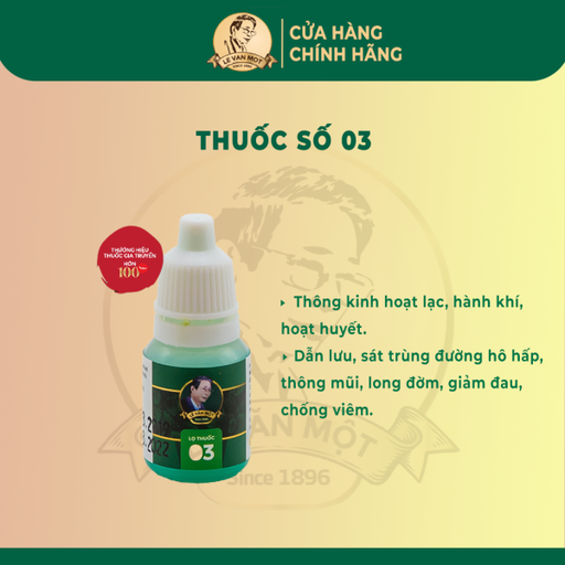 [TS000303] Thuốc số 03