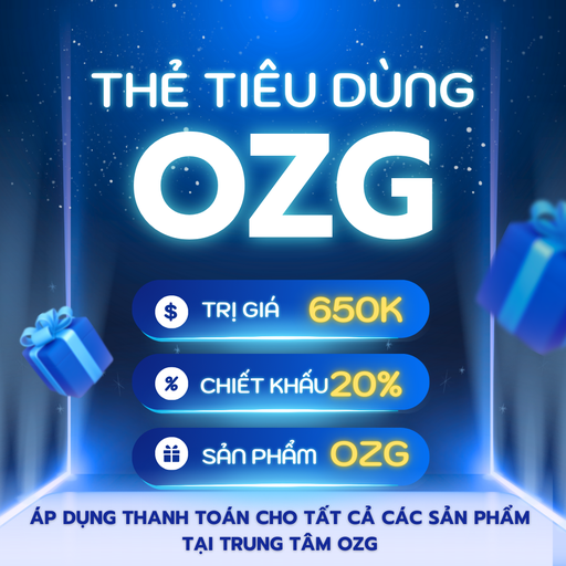[TTDO00377] THẺ TIÊU DÙNG OZG