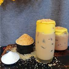 [TSKTDN00409] Trà Sữa Kem Trứng Dừa Nướng