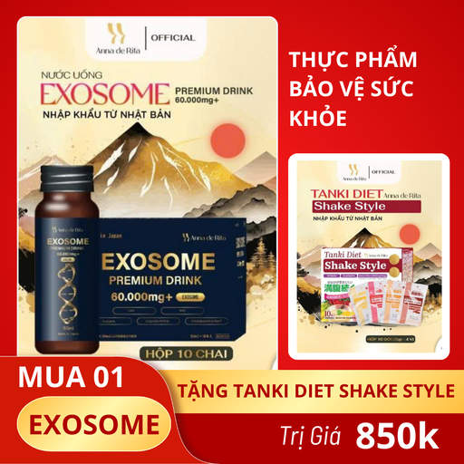 [TPBVSKADREPD-K00526] Thực phẩm bảo vệ sức khỏe ANNA DE RITA EXOSOME PREMIUM DRINK - KM01