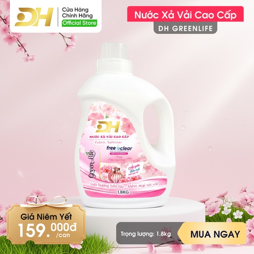[NXVCCDGL–NHST00573] Nước Xả Vải Cao Cấp DH Green Life – Nước Hoa Sang Trọng