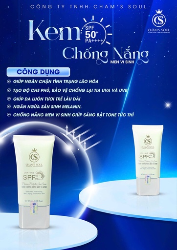 [KCNMVS00605] KEM CHỐNG NẮNG MEN VI SINH