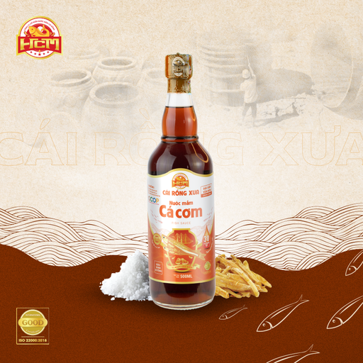 [NMCC3N(S00617] Nước mắm cá cơm – Cái Rồng Xưa – 30 độ đạm